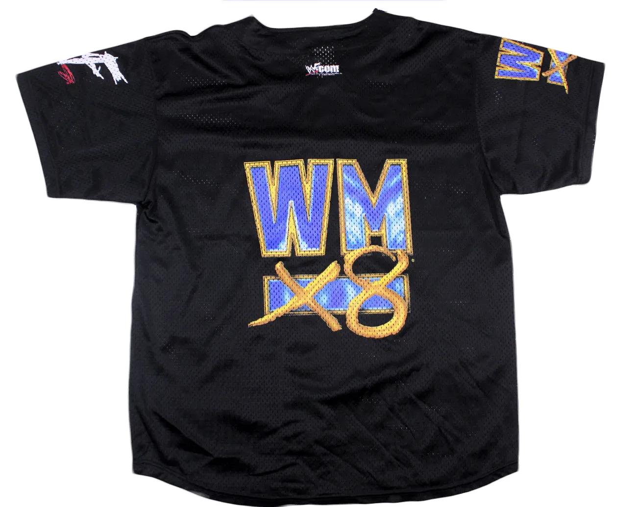 WWF WRESTLEMANIA X8 BASEBALL JERSEY XL