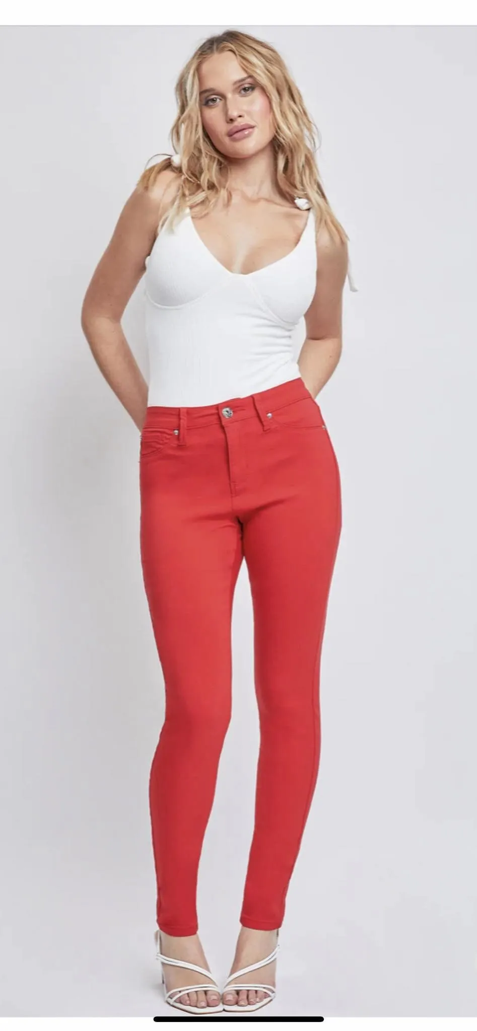 YMI Hyperstretch Junior fit Mid Rise Skinny Jeans Several colors to choose from