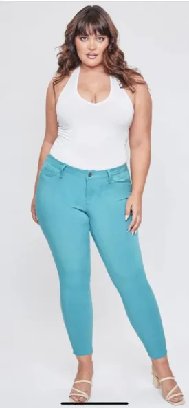 YMI Hyperstretch Junior fit Mid Rise Skinny Jeans Several colors to choose from